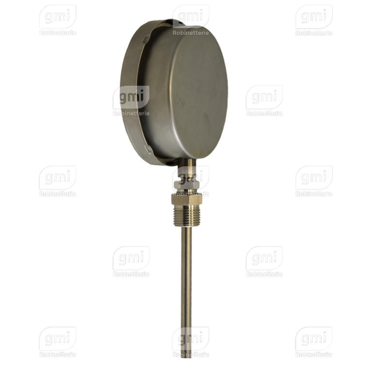 Thermomètre bimétallique à cadran - Ø 63 mm - plonge 40 mm - A45