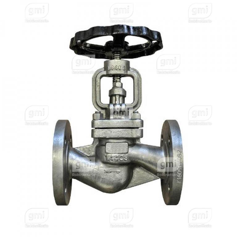 Robinet à soupape Inox à brides PN100