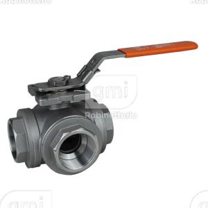 Vanne 3 Voies En Acier Inox 304 Pour Eau, Huile, Gaz - Filetage G1/4, Parfaite Pour Tuyauterie Haute Pression - 8