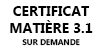 Certificat matière 3.1